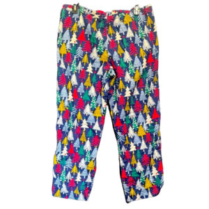Hanna Andersson Colorful Holiday Tree Pattern Pajama Pants